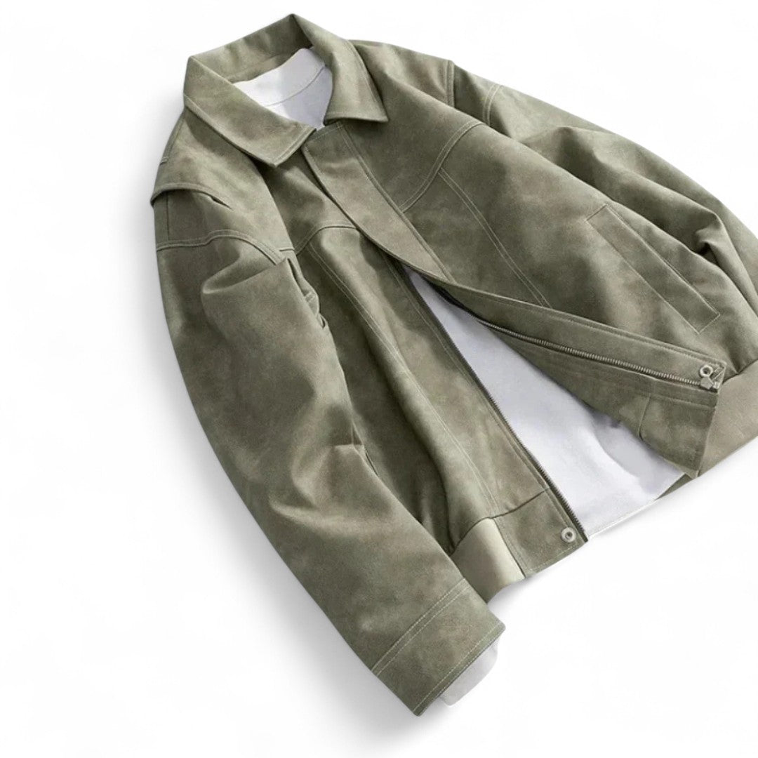 Ethan | Veste en cuir végétalien de qualité supérieure