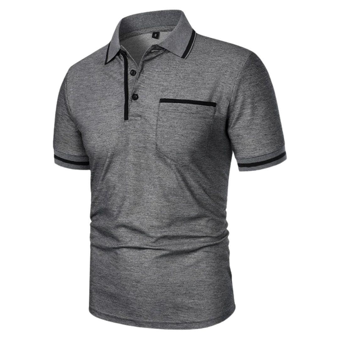 Lachlan | Polo avec Bordure Contrastée et Poche