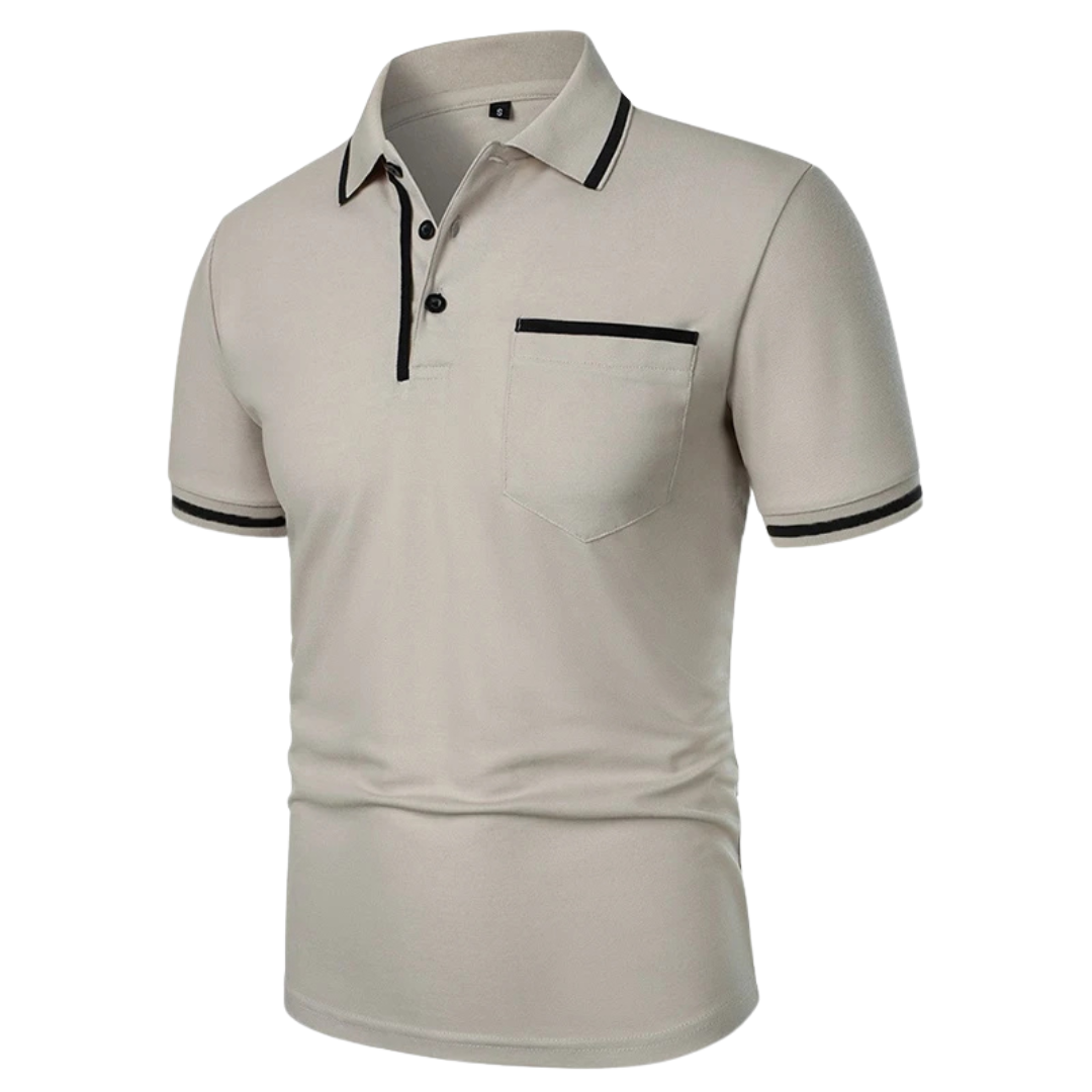 Lachlan | Polo avec Bordure Contrastée et Poche