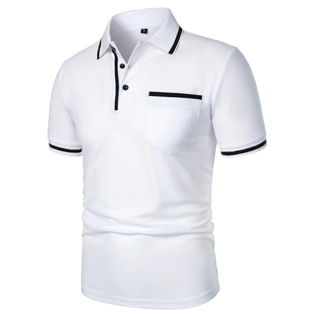 Lachlan | Polo avec Bordure Contrastée et Poche