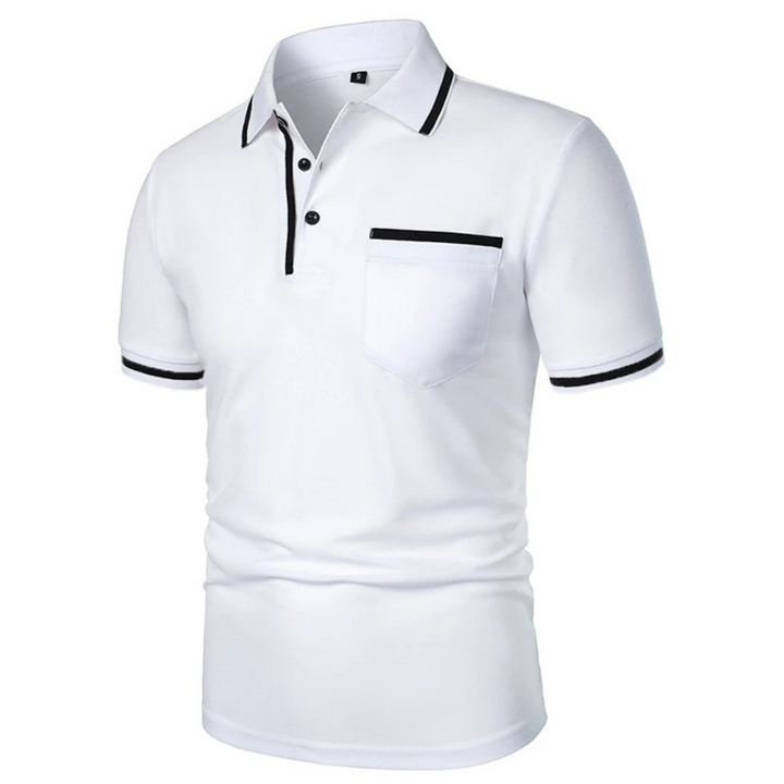 Lachlan | Polo avec Bordure Contrastée et Poche