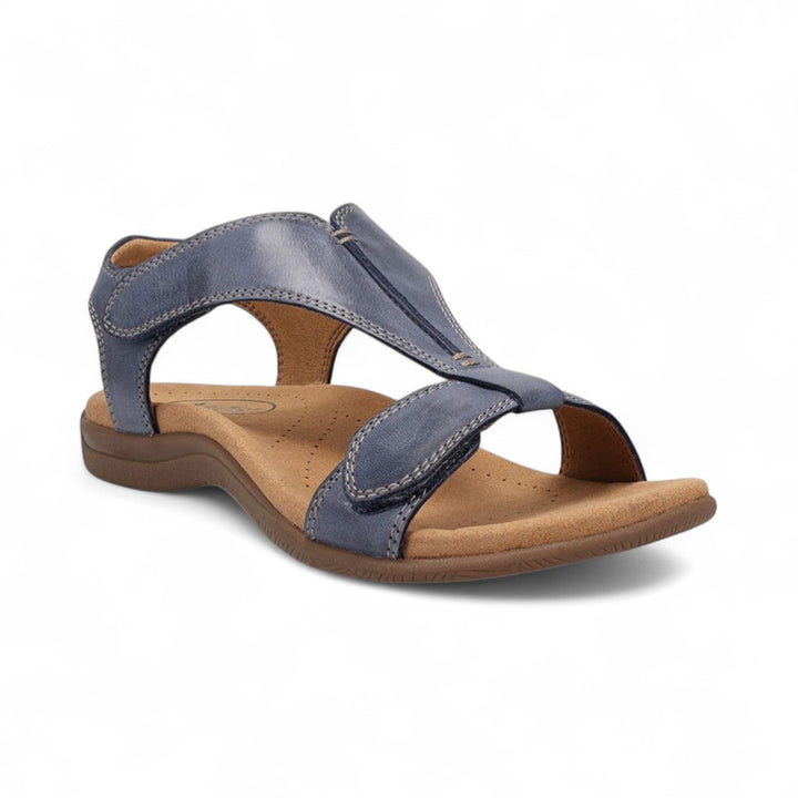 Élise | Sandales confort en cuir avec bride ajustable