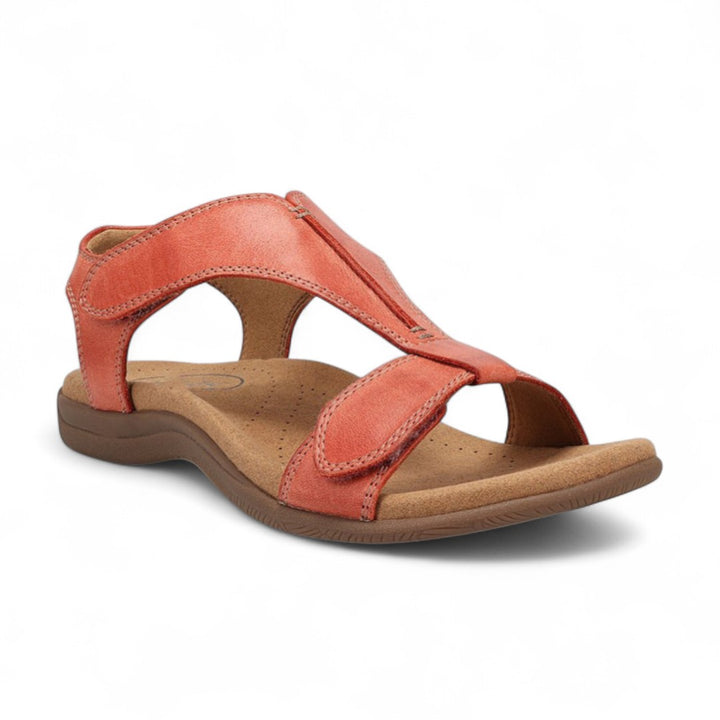 Élise | Sandales confort en cuir avec bride ajustable