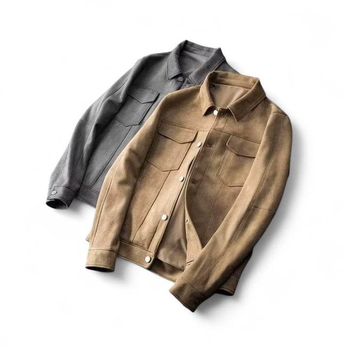 Callum | Veste en daim premium avec poches utilitaires