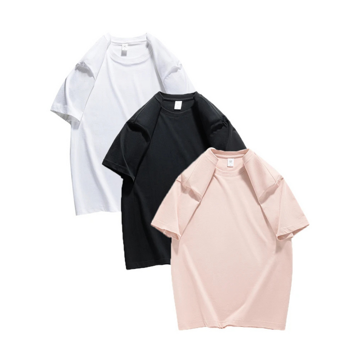 Sienna | Pack de 3 t-shirts à col rond confort quotidien