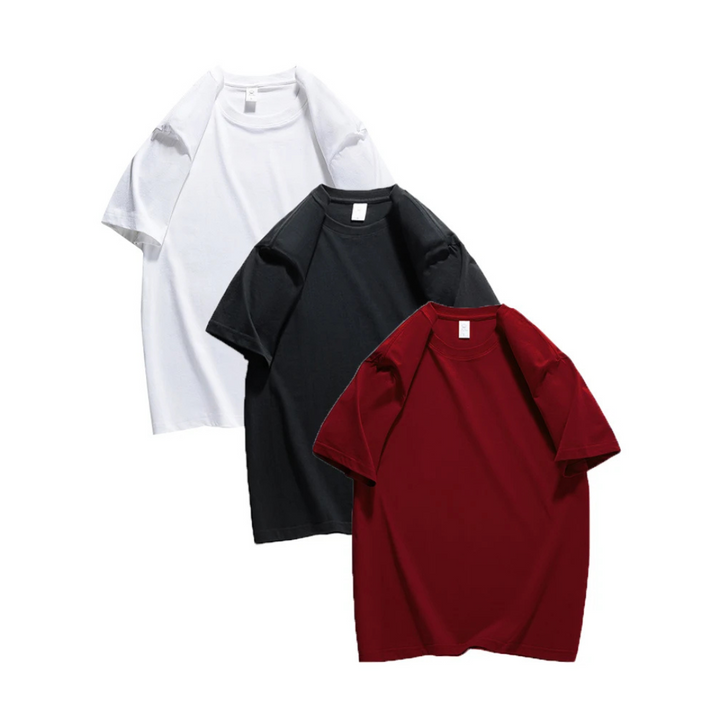 Sienna | Pack de 3 t-shirts à col rond confort quotidien