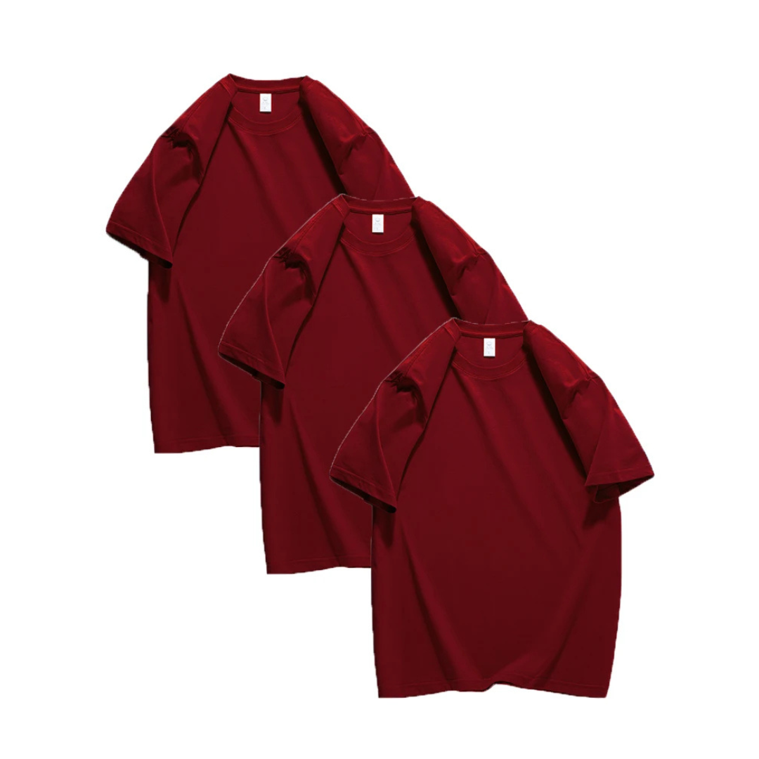 Sienna | Pack de 3 t-shirts à col rond confort quotidien