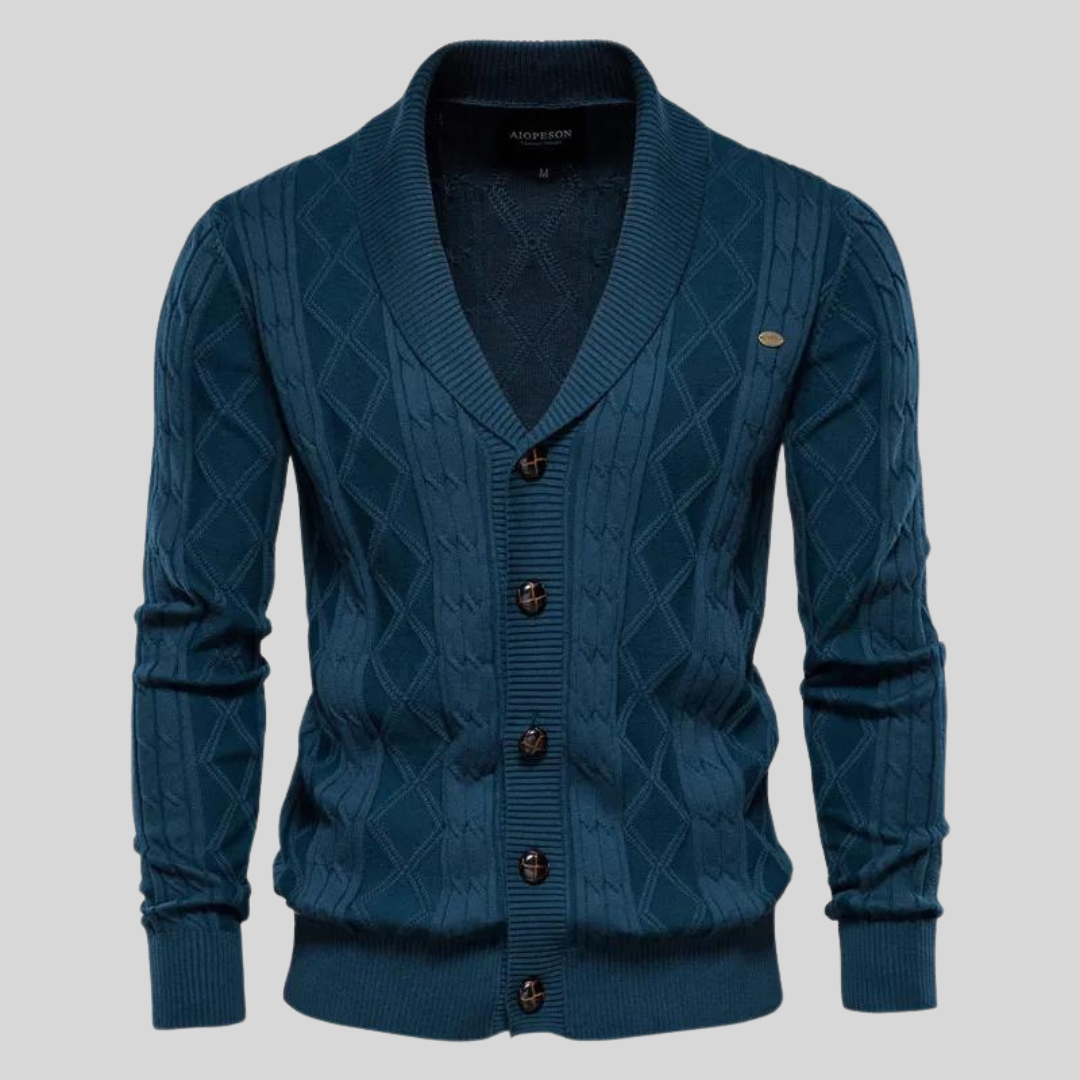 Callan | Luxury Knit Cardigan with V-Neck and Cold-Weather Comfort