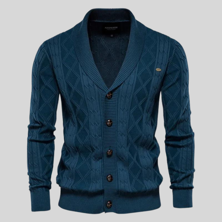 Callan | Luxury Knit Cardigan with V-Neck and Cold-Weather Comfort