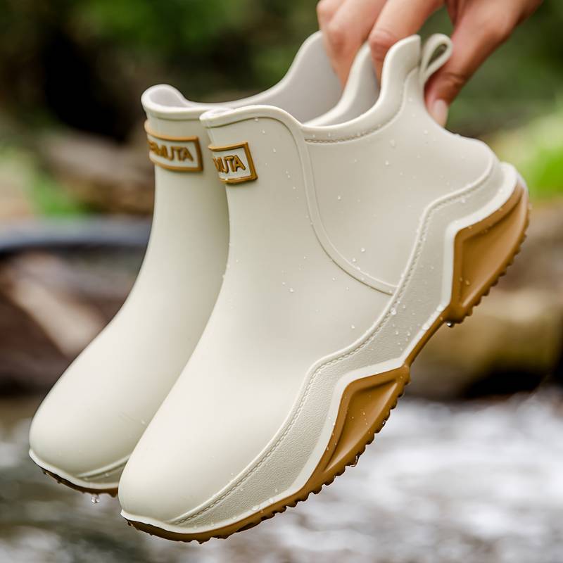 Blake | Bottes de pluie imperméables à enfiler avec semelle adhérente