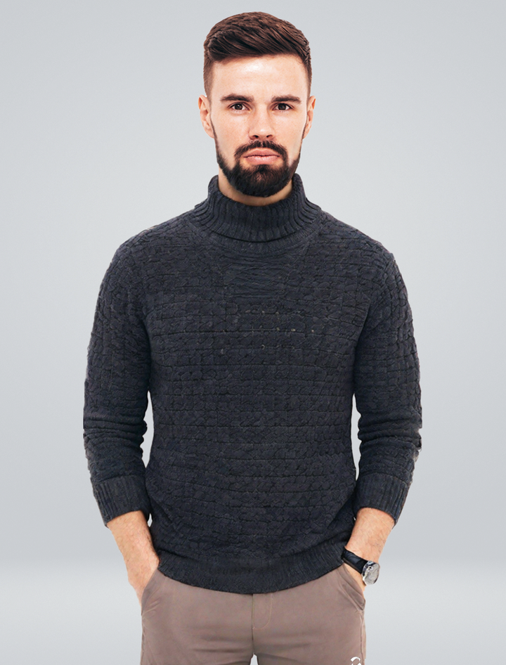 Toby | Pull en tricot tissé avec texture douce et style décontracté
