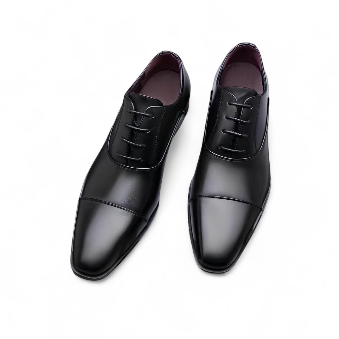 Caleb | Oxford à lacets à bout carré