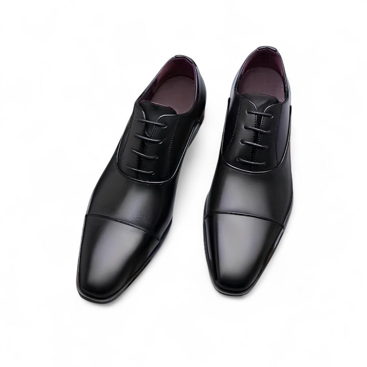 Caleb | Oxford à lacets à bout carré