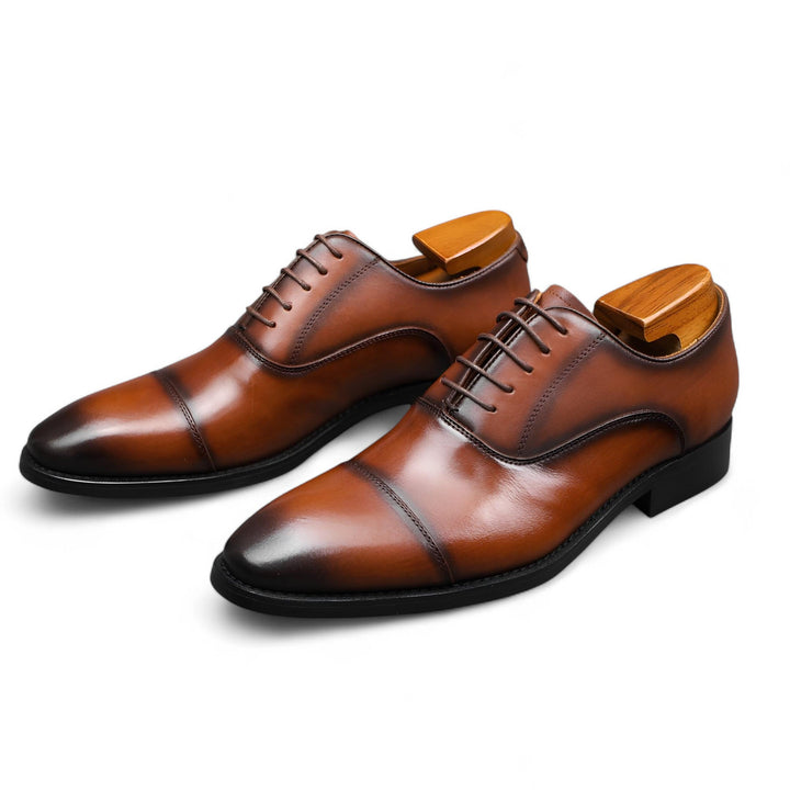 Lucien | Richelieu en cuir premium avec bout en cap