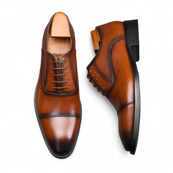 Lucien | Richelieu en cuir premium avec bout en cap