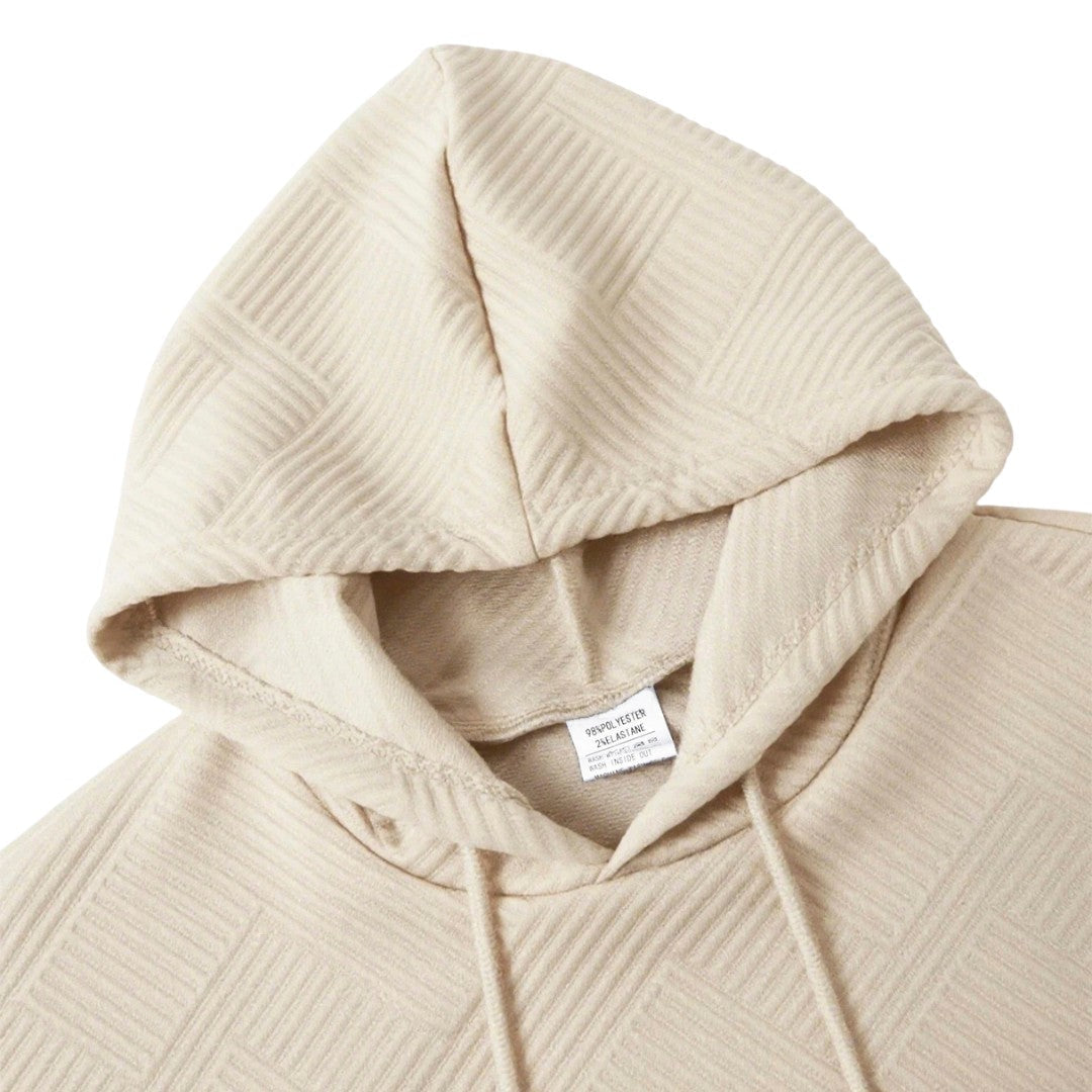 Logan | Sweat à capuche streetwear texturé