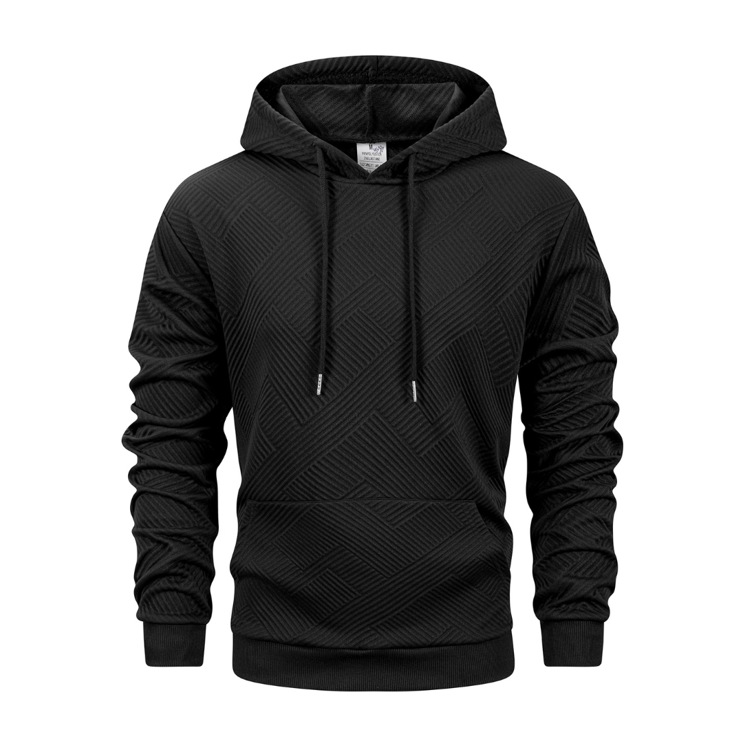 Logan | Sweat à capuche streetwear texturé