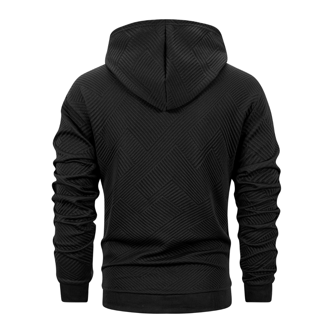 Logan | Sweat à capuche streetwear texturé