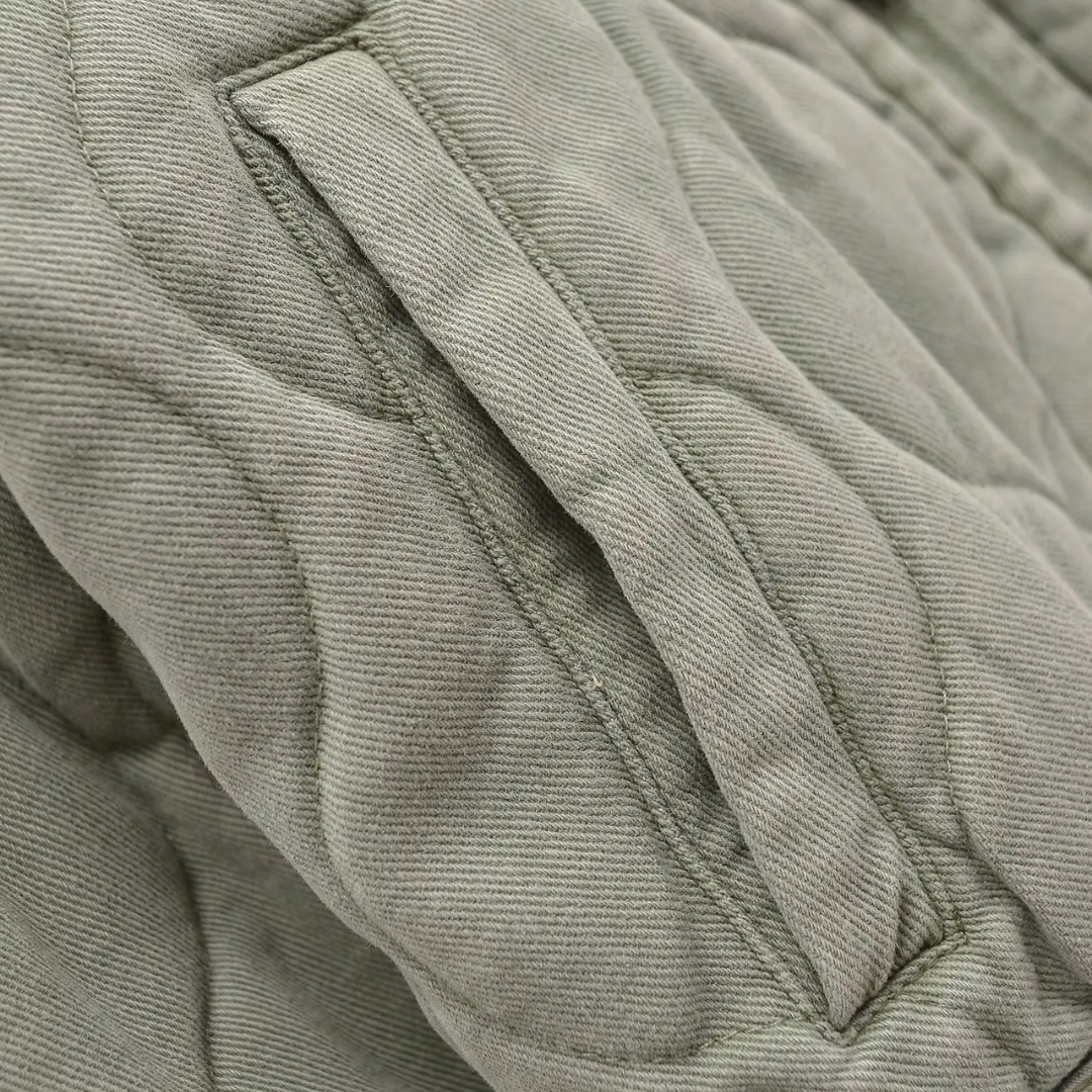 Élodie | Veste matelassée à col rond