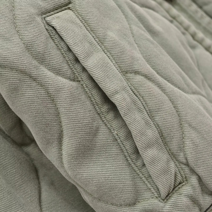 Élodie | Veste matelassée à col rond