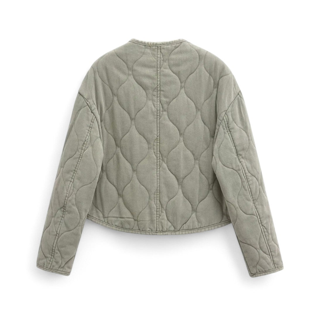 Élodie | Veste matelassée à col rond