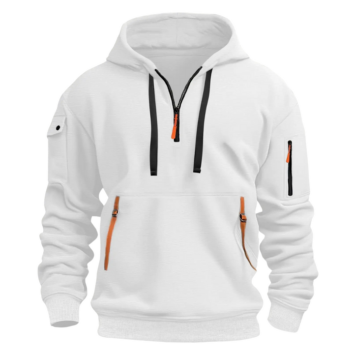 Tyson | Sweat à capuche utilitaire extérieur avec détail de fermeture éclair tactique