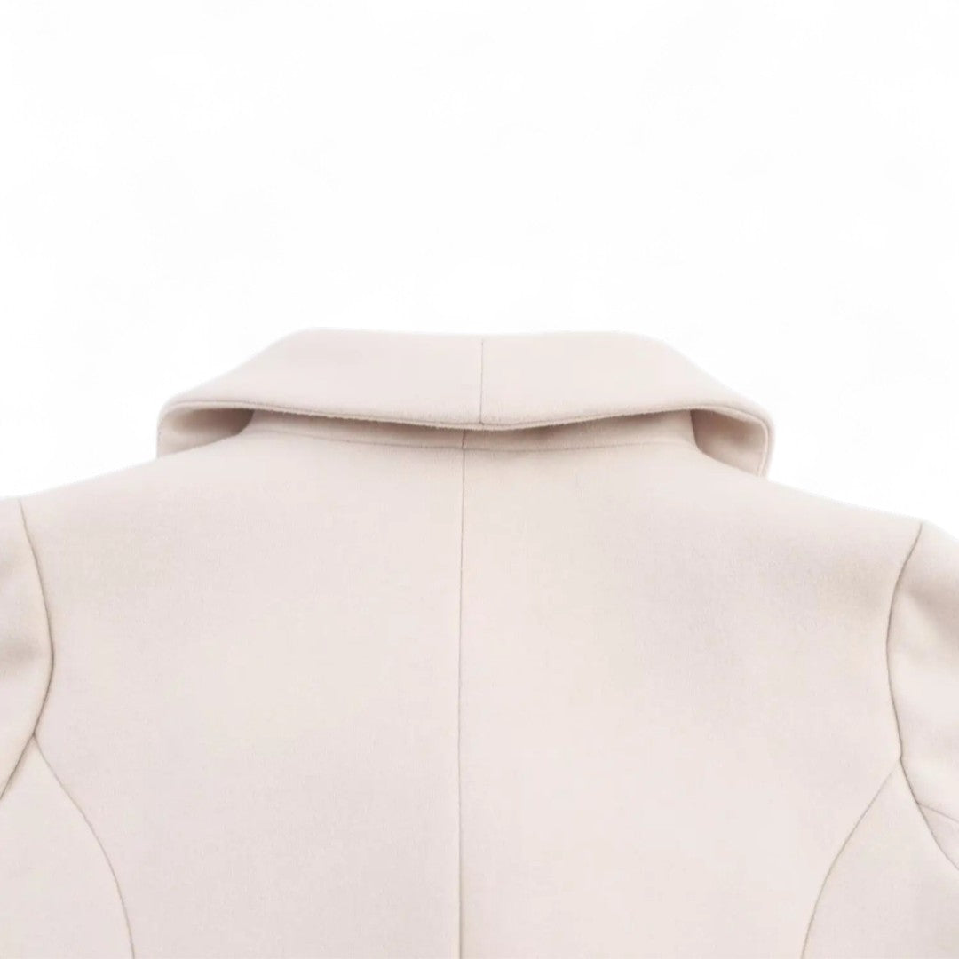 Noémie | Manteau Croisé Ceinturé Mi-Long