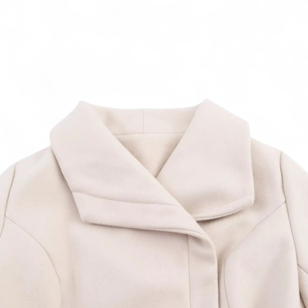 Noémie | Manteau Croisé Ceinturé Mi-Long