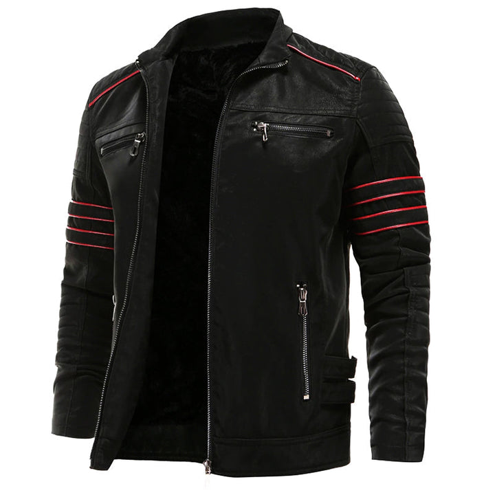 Jack | Veste en cuir robuste avec finition raffinée