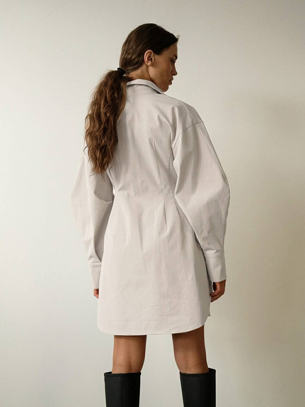 Naomi™ - Casual Collar Shirt Dress