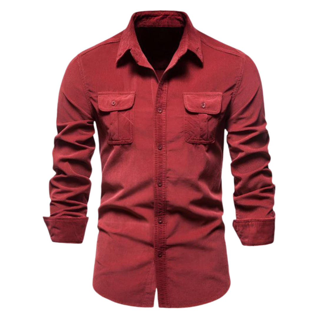 Conor | Chemise en velours côtelé intemporelle pour hommes modernes