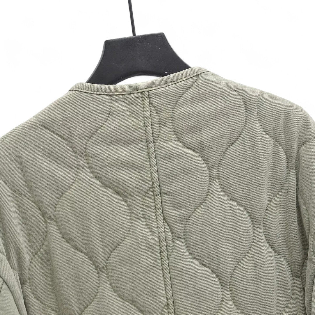 Élodie | Veste matelassée à col rond