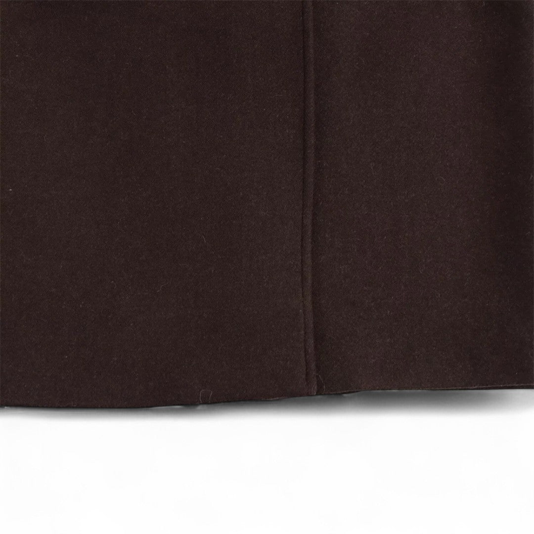 Eugénie | Manteau long oversize en laine mélangée