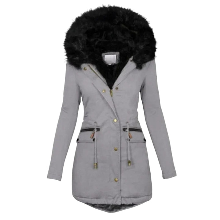 Inès | Parka Doublée avec Capuche en Fausse Fourrure