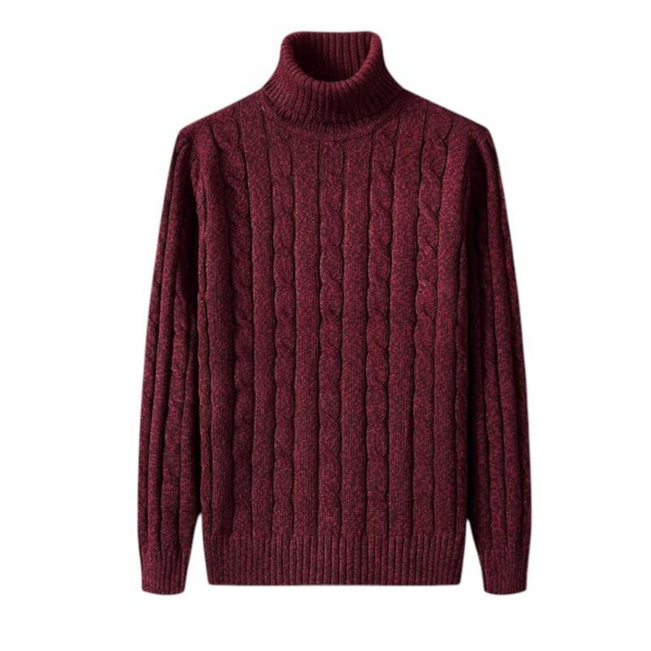 Toby | Pull à col roulé en maille épaisse