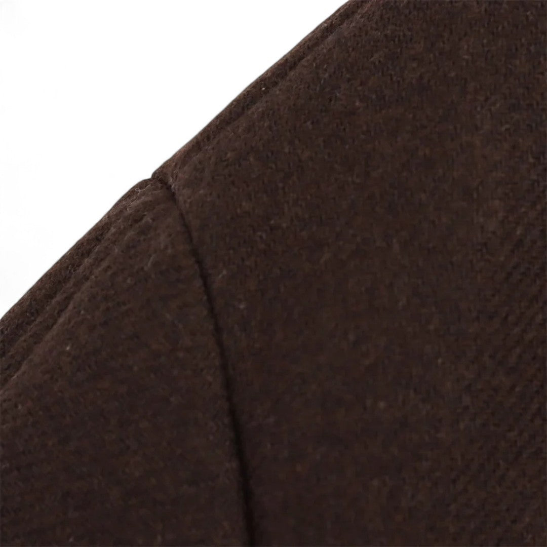 Eugénie | Manteau long oversize en laine mélangée