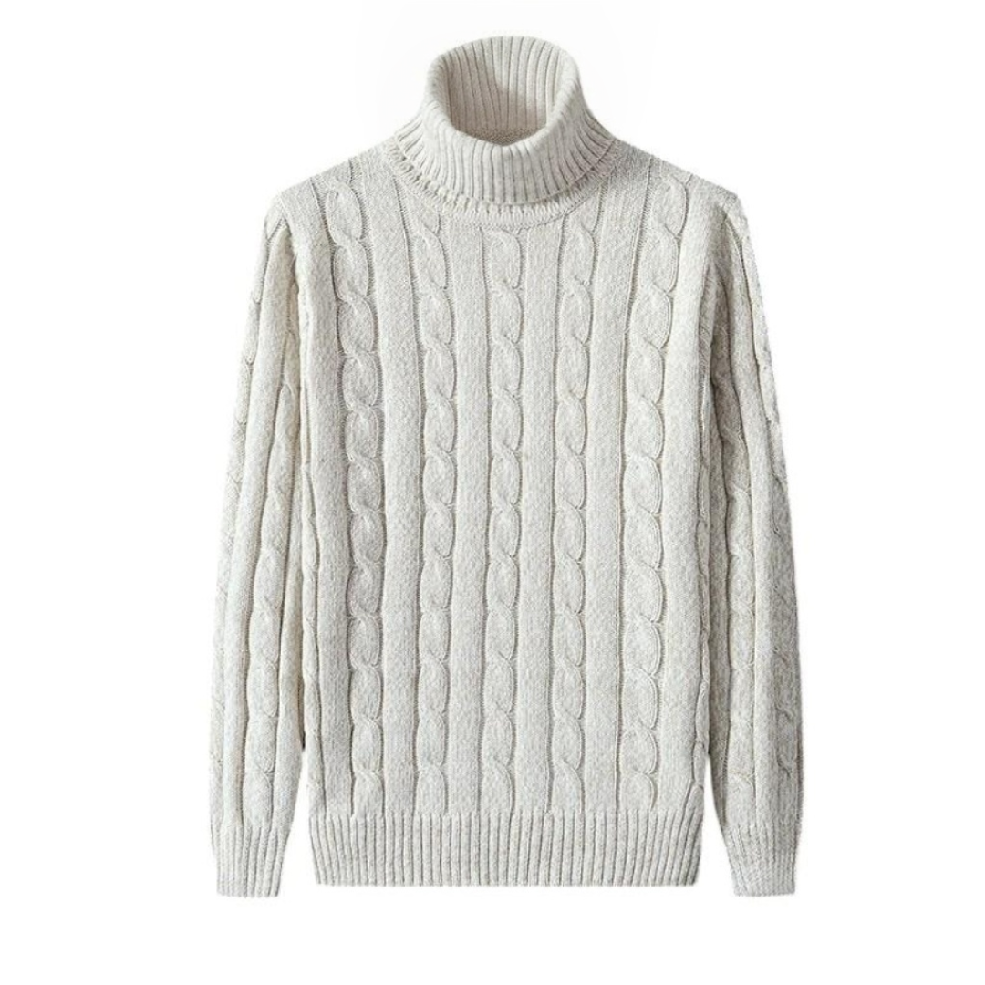 Toby | Pull à col roulé en maille épaisse