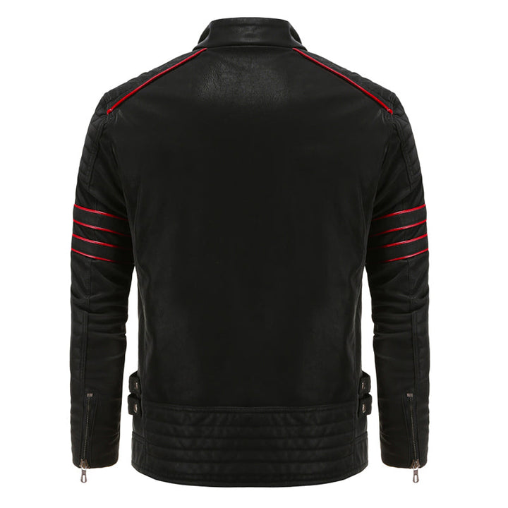 Jack | Veste en cuir robuste avec finition raffinée