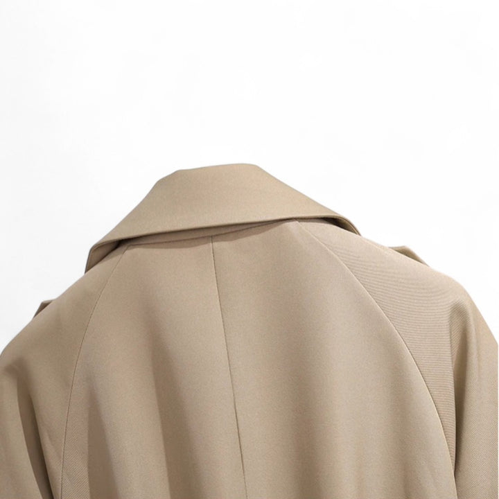 Élodie | Trench Long Classique à Ceinture