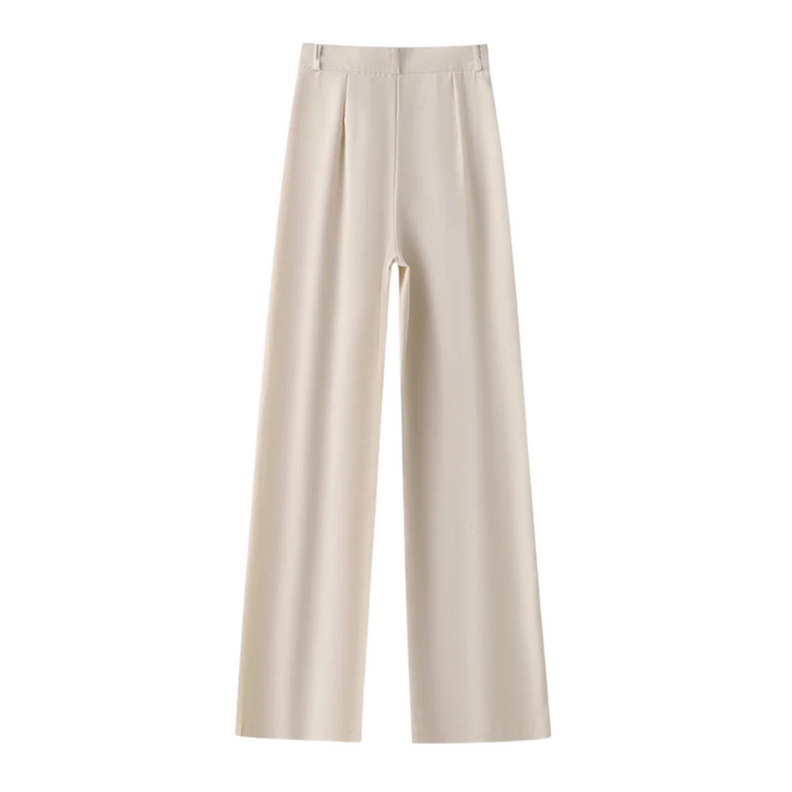 Clara | Pantalon large taille haute fluide