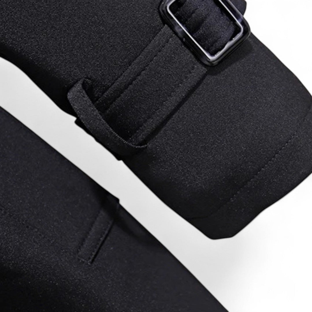 Élodie | Trench Long Classique à Ceinture