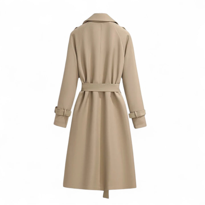 Élodie | Trench Long Classique à Ceinture