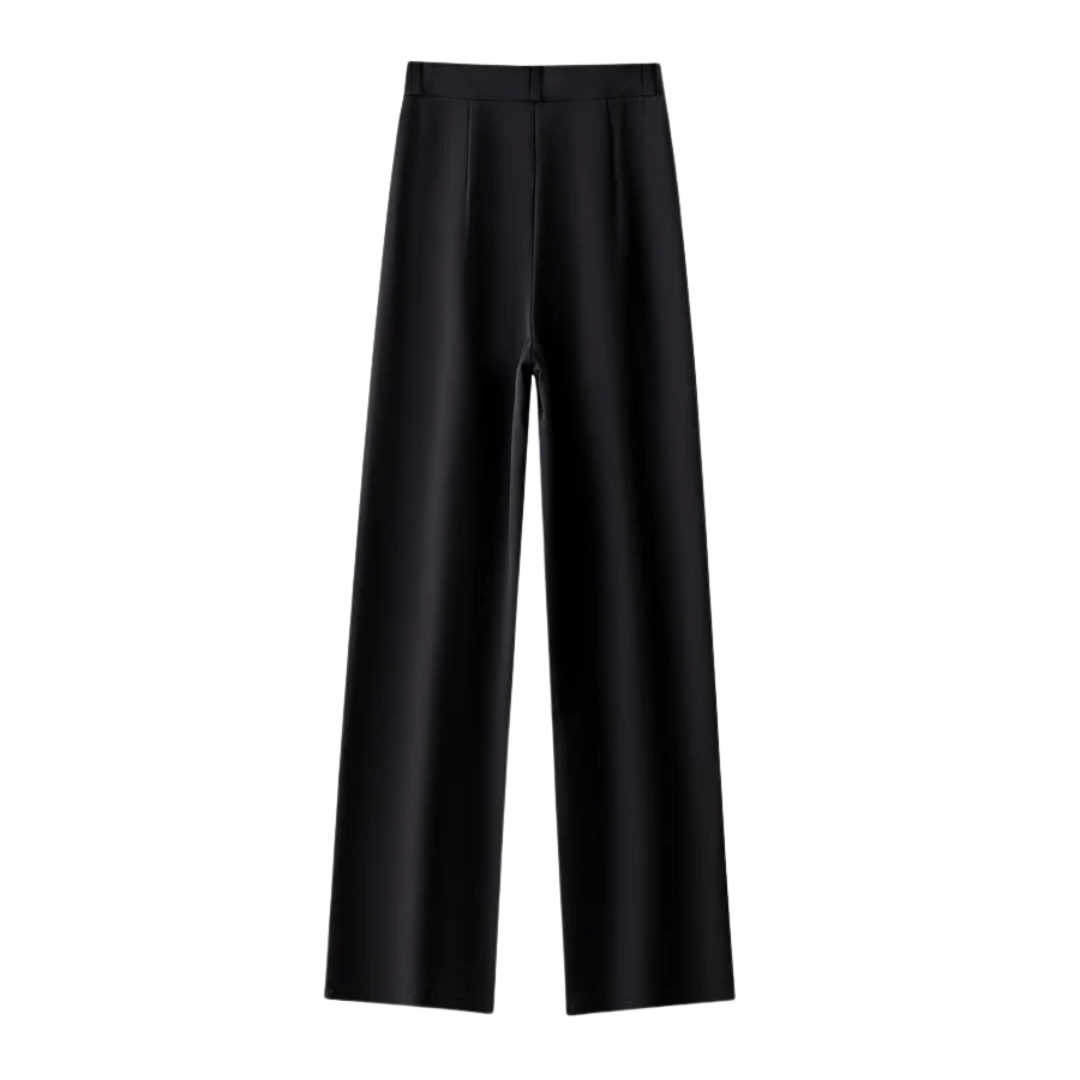 Clara | Pantalon large taille haute fluide