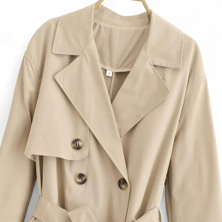 Inès | Trench long coupe ceinturée
