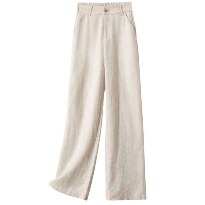 Élise | Pantalon large en lin respirant