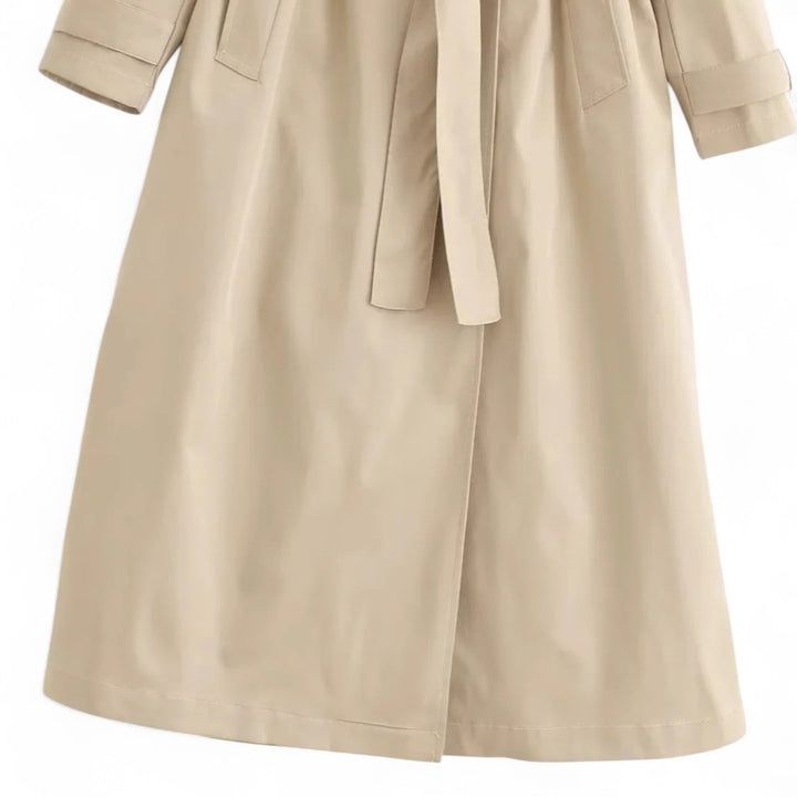 Inès | Trench long coupe ceinturée