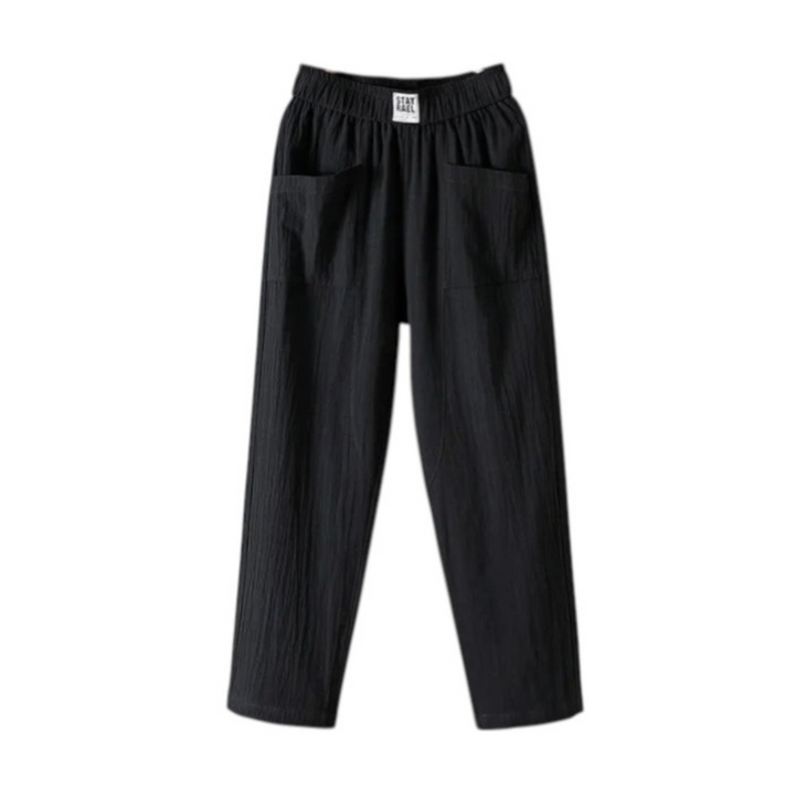 Manon | Pantalon large léger à taille élastique
