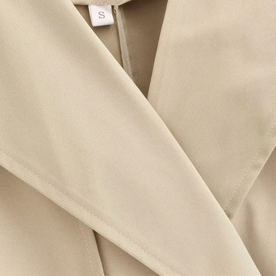 Inès | Trench long coupe ceinturée