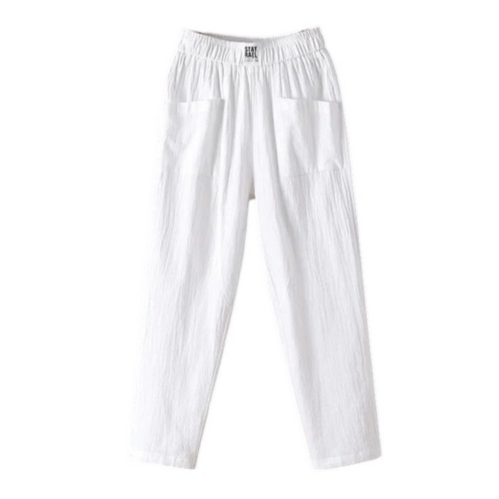 Manon | Pantalon large léger à taille élastique