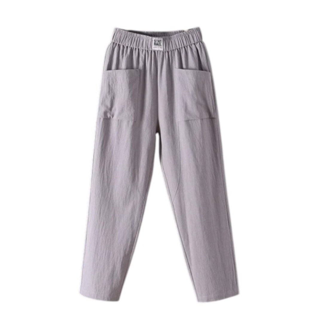 Manon | Pantalon large léger à taille élastique